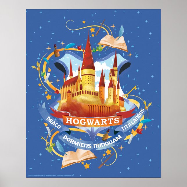Affiche Harry Potter | Château de charme HOGWARTS™ (Devant)