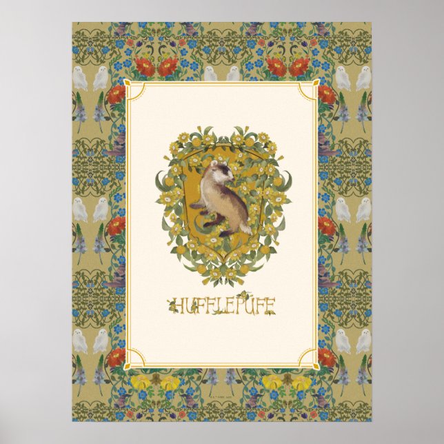 Affiche HARRY POTTER™ | Crête HUFFLEPUFF™ (Devant)