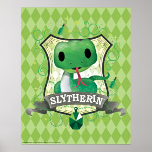 Affiche Harry Potter Crête SLYTHERIN™