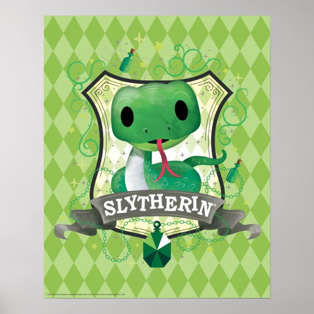 Affiche Harry Potter | Crête SLYTHERIN™ (Devant)