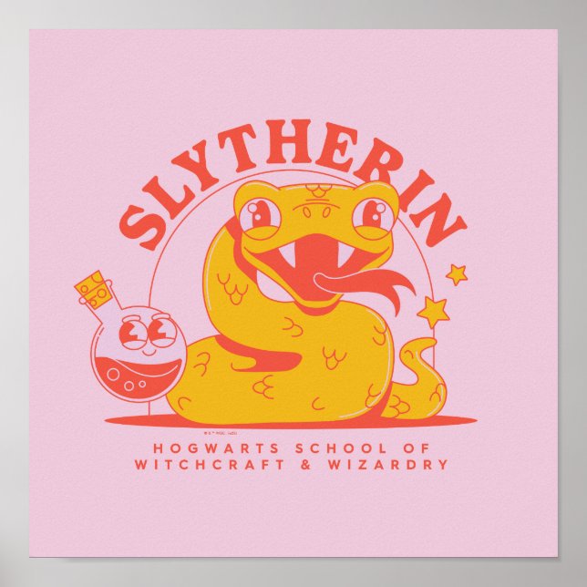 Affiche HARRY POTTER™ | École de Hogwarts SLYTHERIN™ (Devant)
