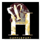Harry Potter | HUFFLEPUFF™ Blaireau Aquarelle