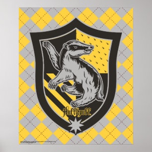 Affiche Harry Potter   Hufflepuff House Pride Crest