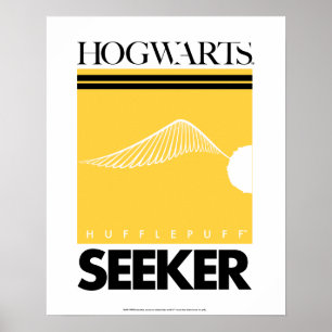 Affiche Harry Potter   HUFFLEPUFF™ House Quidditch Seeker