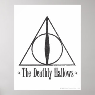 Affiche Harry Potter | L'emblème des Reliques de la mort