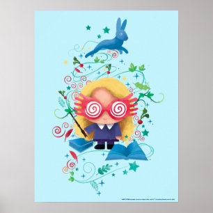 Affiche Harry Potter Luna Lovegood Graphique