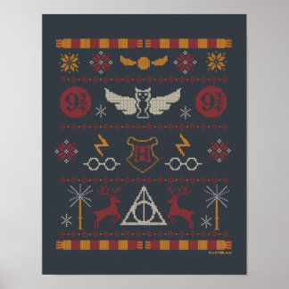 Affiche HARRY POTTER™ Motif multipoint à thème