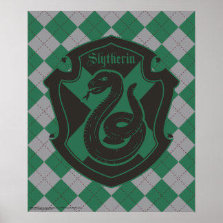 Affiche Harry Potter | Slytherin House Pride Crest