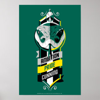 Affiche Harry Potter | SLYTHERIN™ House Traits Sigil