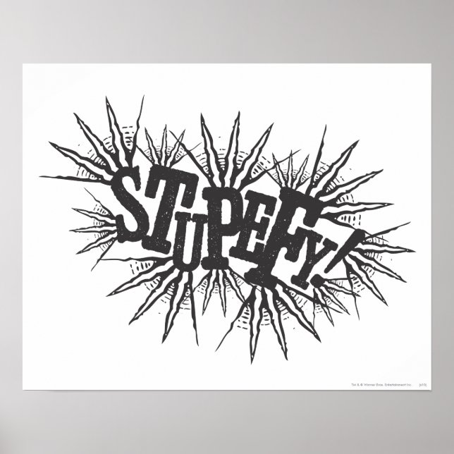 Affiche Harry Potter Sortilège | Stupefy! (Devant)