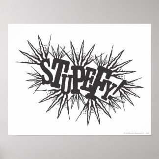 Affiche Harry Potter Spell | Stupéfiant !
