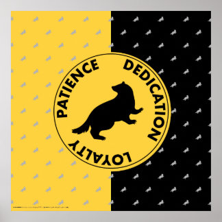 Affiche Harry Potter | Traits de la maison HUFFLEPUFF™ Gra