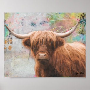 Affiche Harry the Highland Cow Imprimer