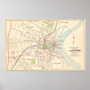 Affiche Hartford, central