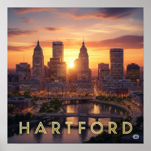 Affiche Hartford Golden Hour