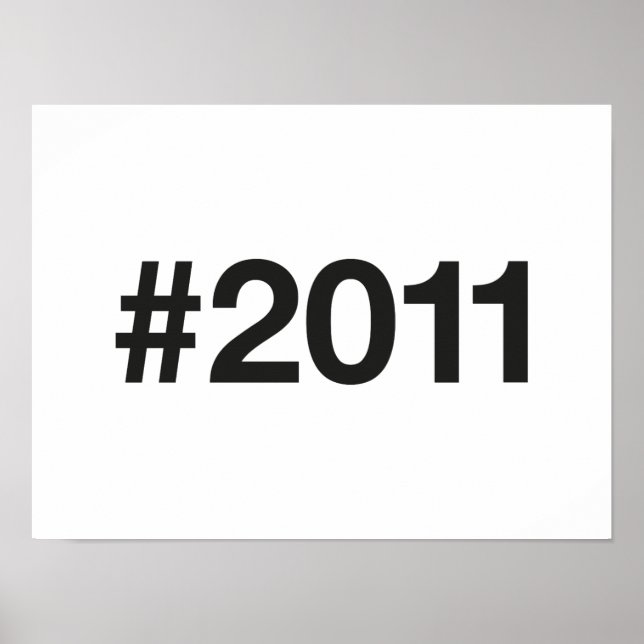 Affiche Hashtag 14 Anniversaire 2011 (Devant)