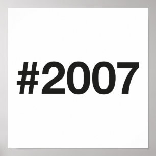 Affiche Hashtag 18 Anniversaire 2007
