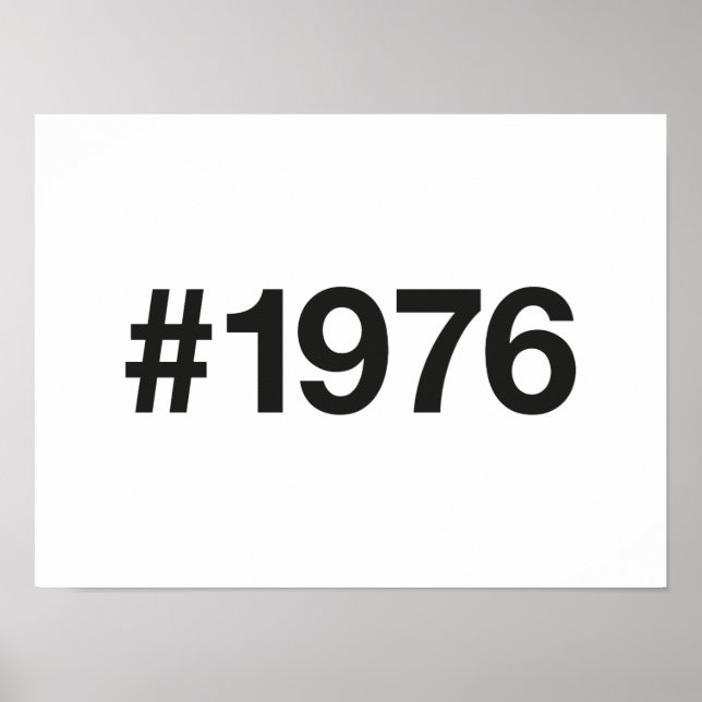 Affiche Hashtag 1976 49 Anniversaire (Devant)