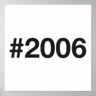 Affiche Hashtag 2006 17 Anniversaire