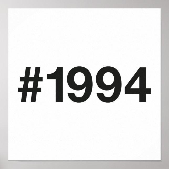 Affiche Hashtag 31 Anniversaire 1994 (Devant)