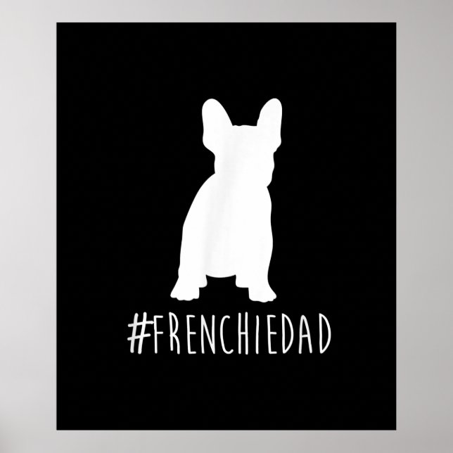 Affiche hashtag | frenbuldog dad venge (Devant)