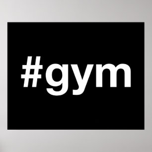 Affiche Hashtag GYM