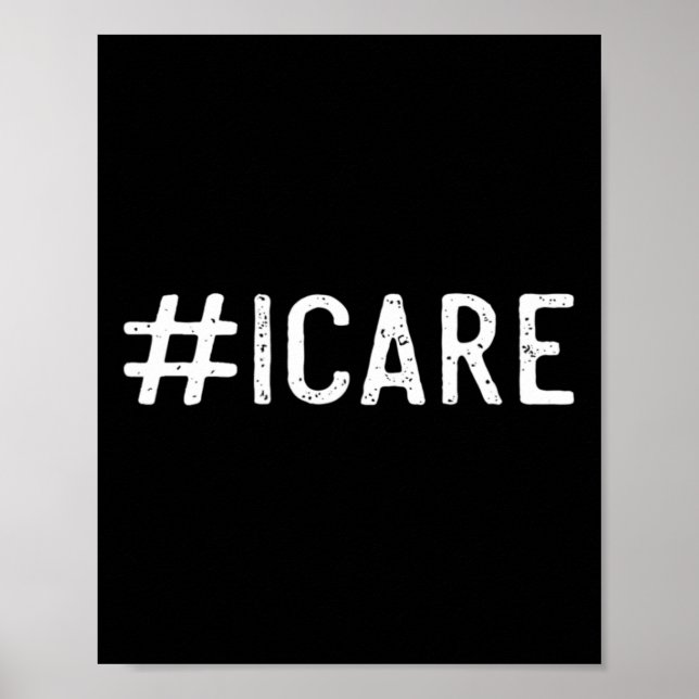 Affiche Hashtag Icare Prévention Suicide (Devant)