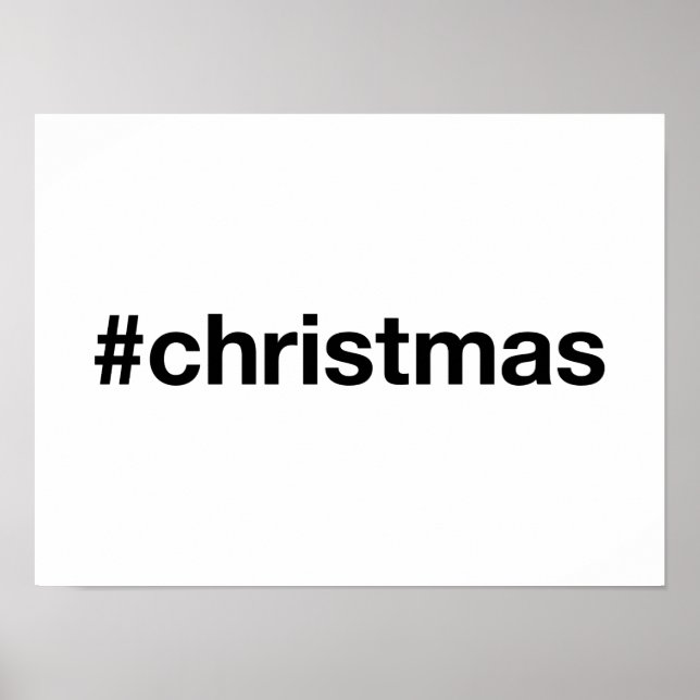 Affiche Hashtag NOËL (Devant)