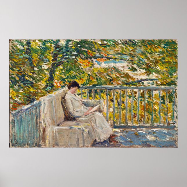 Affiche Hassam - Balcon 1907 (Devant)