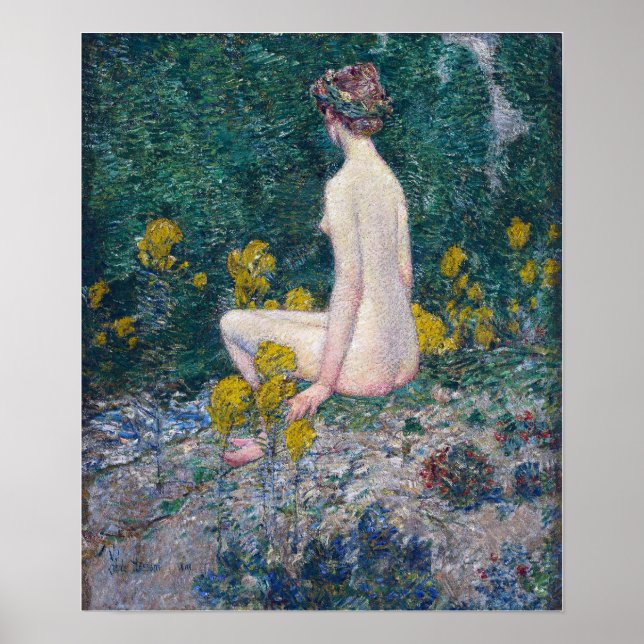 Affiche Hassam - Goldenrod 1908 (Devant)