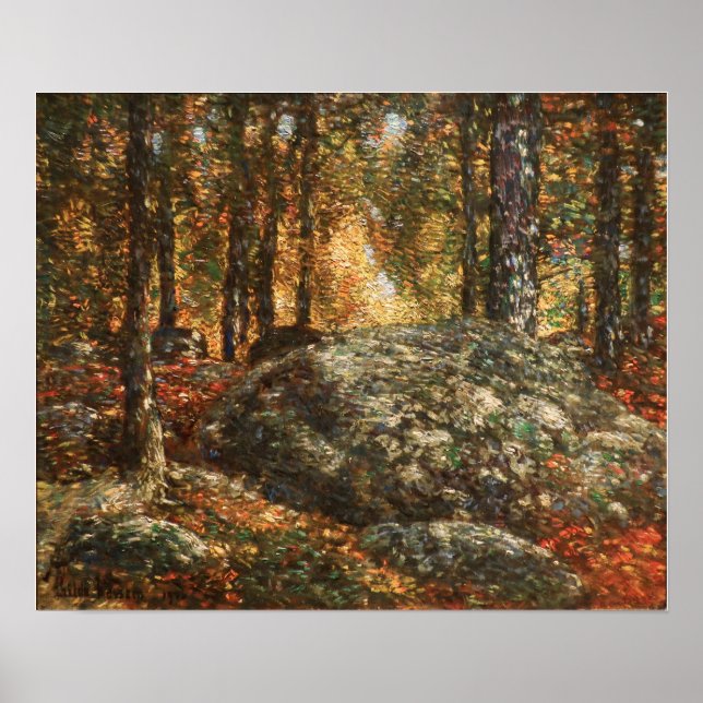 Affiche Hassam - La boîte à bijoux Old Lyme 1906 (Devant)