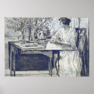Affiche Hassam - La Table Coloniale