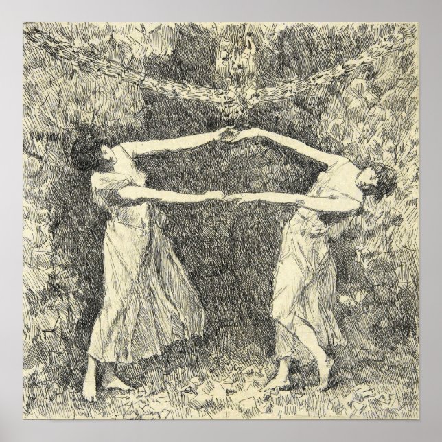 Affiche Hassam - Laurel Dance (Devant)