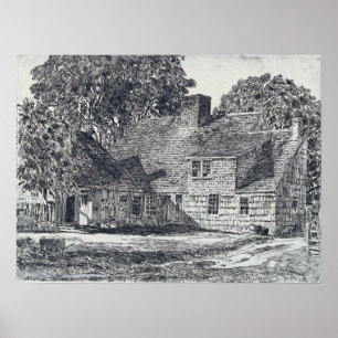 Affiche Hassam - Maison Old Dominy Easthampton
