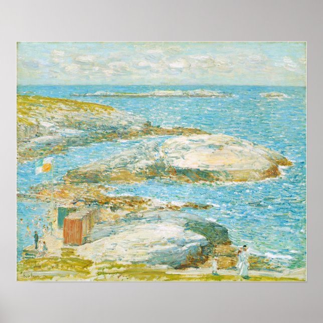 Affiche Hassam - Piscine de bain Appledore (Devant)
