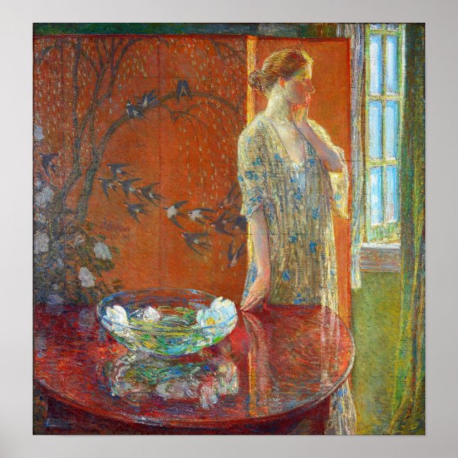 Affiche Hassam - Printemps matin 1909 (Devant)