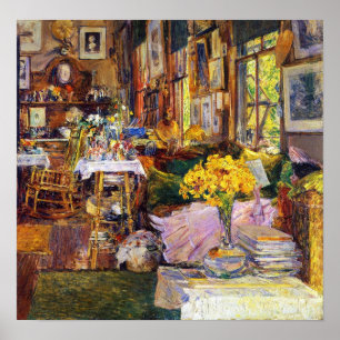 Affiche Hassam - Room Of Flowers, 1894