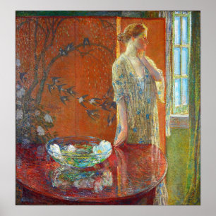 Affiche Hassam - Spring Morning 1909