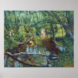 Affiche Hassam - Sunlight Brook 1908
