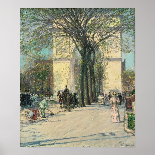 Affiche Hassam - Washington Arch Spring (Devant)