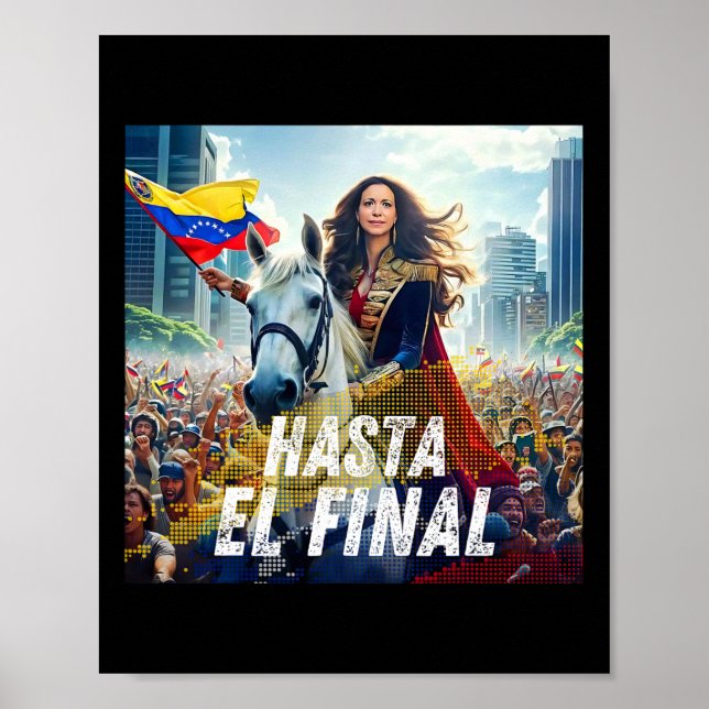 Affiche Hasta El Final Maria Corina Machado (Devant)