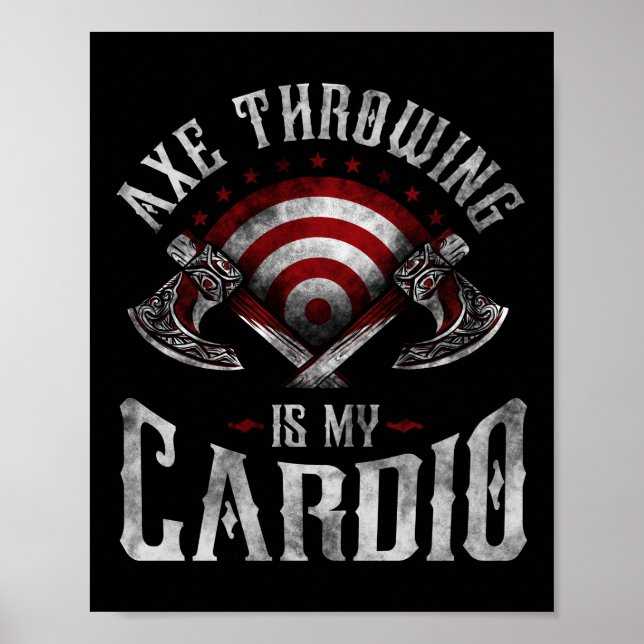 Affiche Hatchet Ax Jeter Est Mon Cardio (Devant)