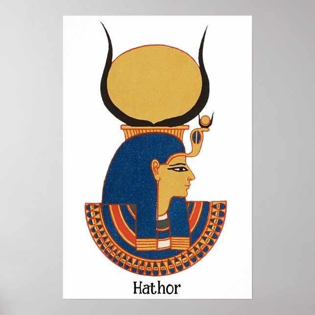 Affiche Hathor Ancienne déesse égyptienne (Devant)