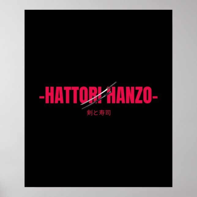 Affiche Hattori Hanzo (Devant)