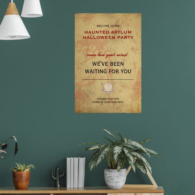 Affiche Hauned Asylum Halloween Party (Salon 1)