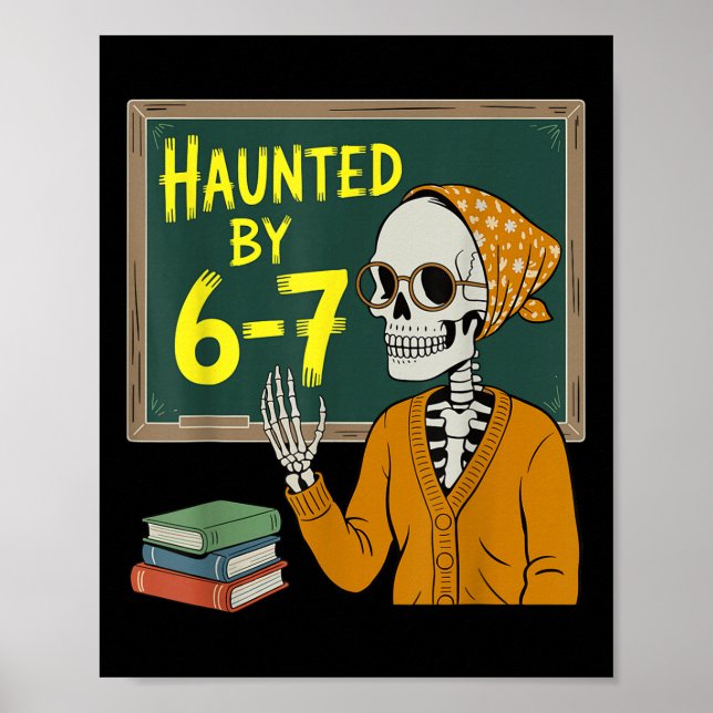 Affiche Haunted Funny 67 Six Seven Meme Matching 6 7 Costu (Devant)