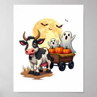Affiche Haunted Hayride Cow