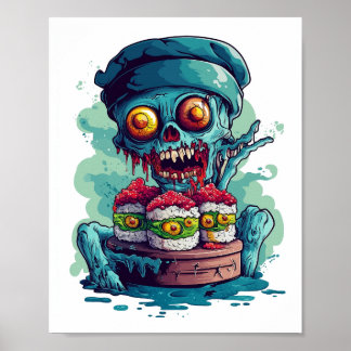 Affiche Haunted Sushi Chef