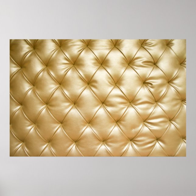 Affiche Haut de gamme canapé de luxe cuir motif backgro (Devant)