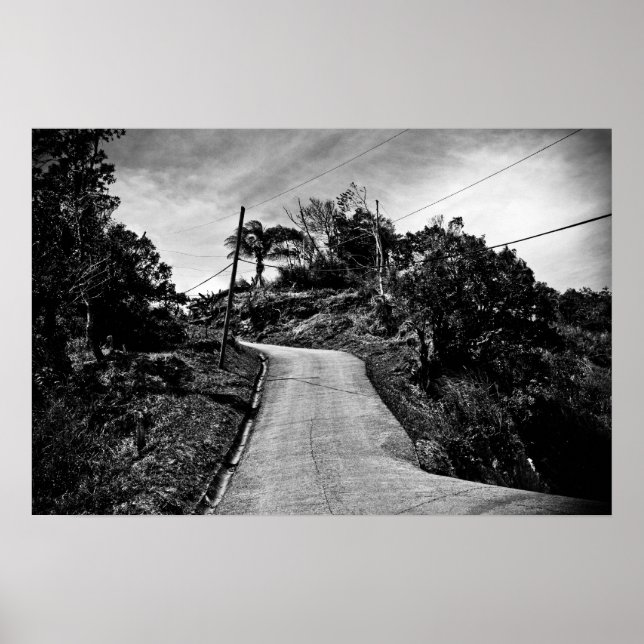 Affiche haut de la route (Devant)